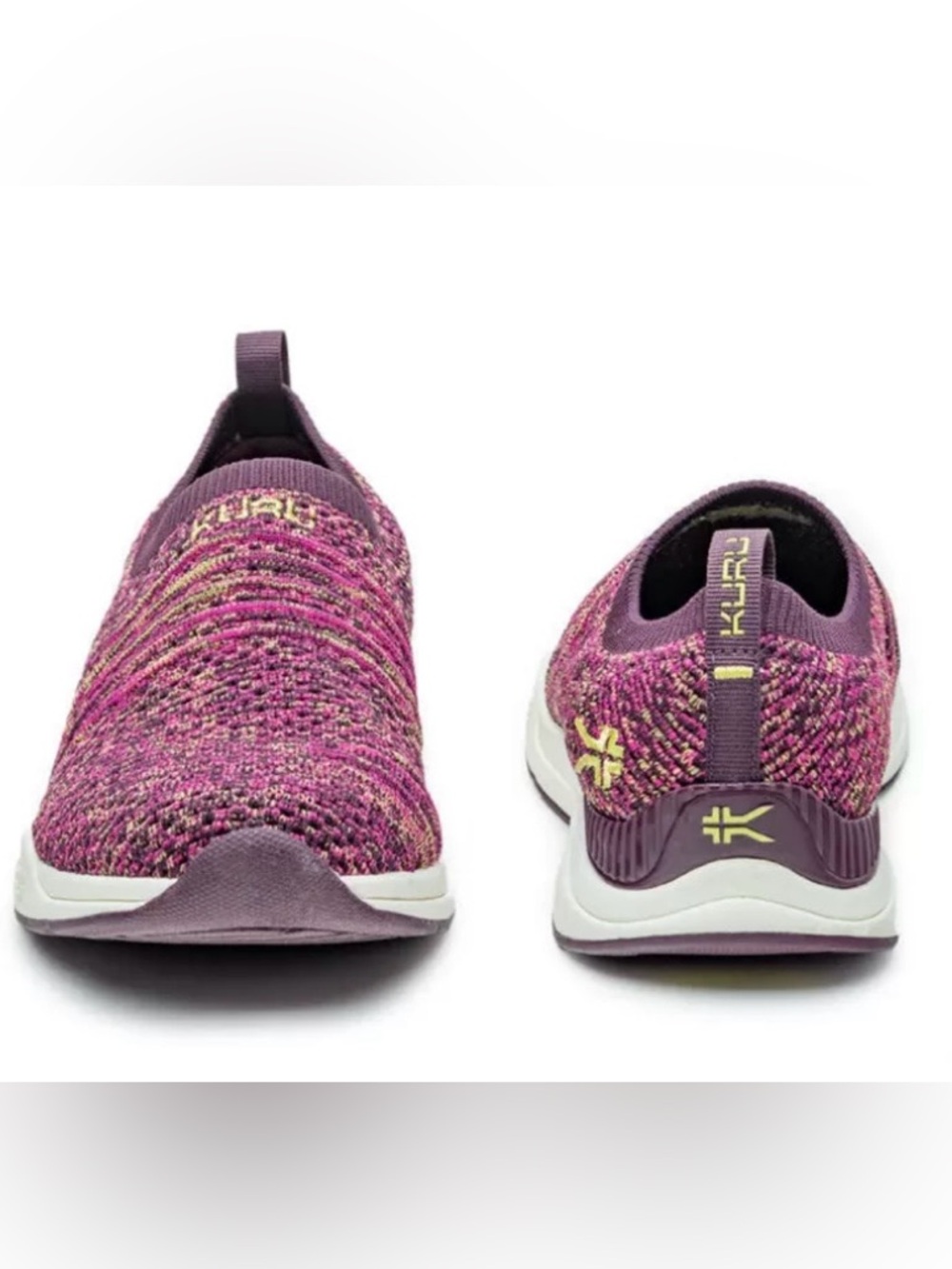 KURU STRIDE NOVA KNIT KURUCLOUD FOAM SLIP ON WOMENS SIZE 7.5 PURPLE CONFETTI - Picture 8 of 17